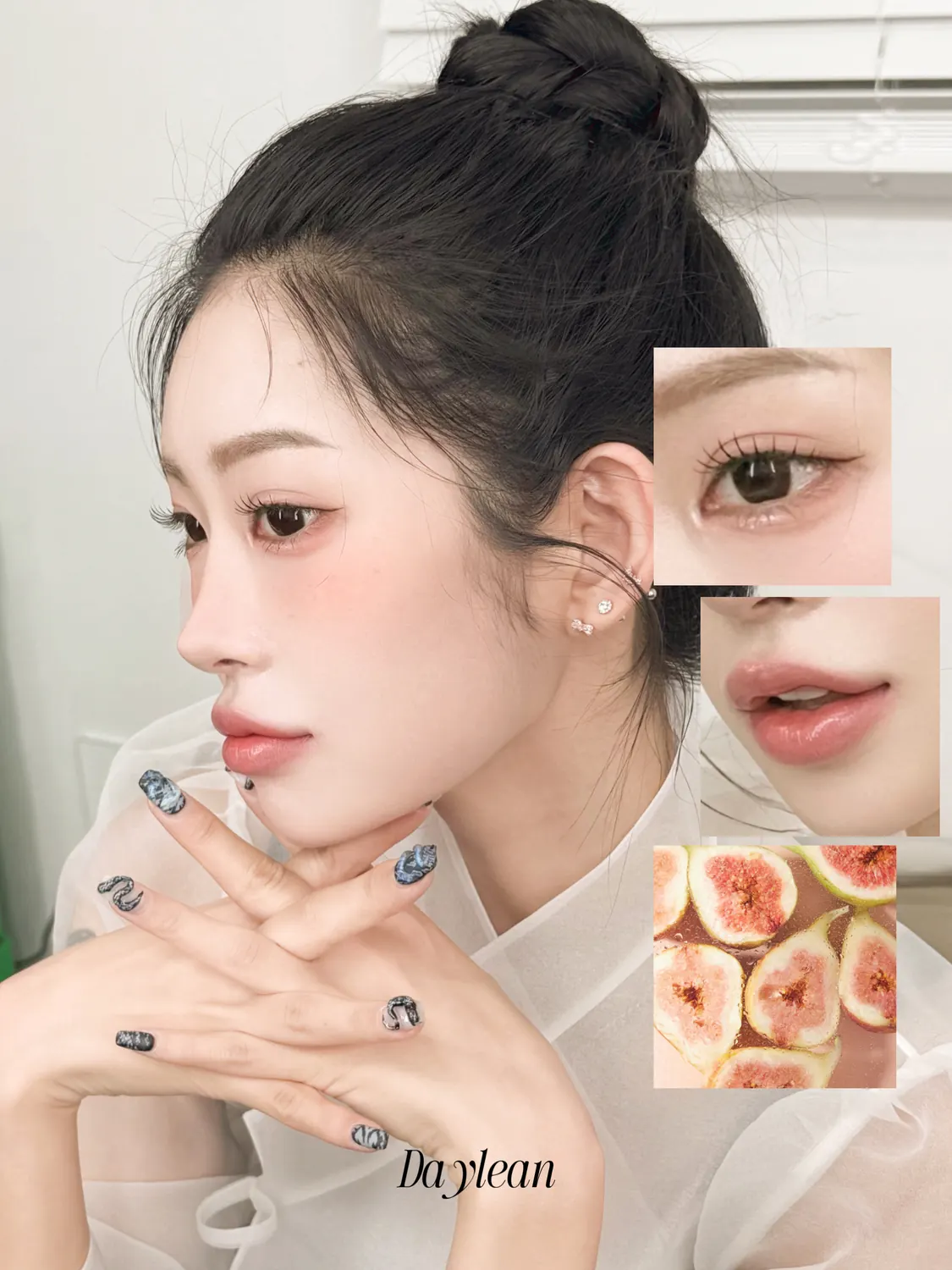 エディトリアルメイクとネイル · daylean 데이린
