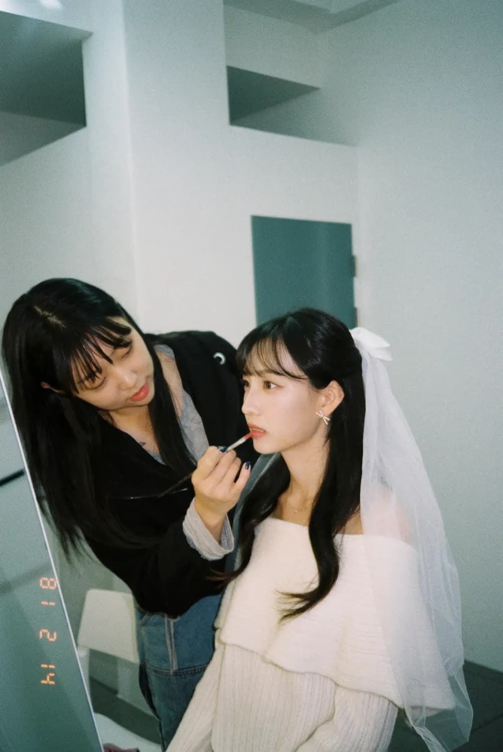ブライダルメイクのタッチアップ · daylean 데이린